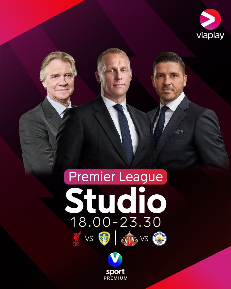 Nyårsdagen + Premier League-studion = SANT ✅

Missa inte kvällens studio från 18.00 på Viaplay &amp; V sport premium ⚽