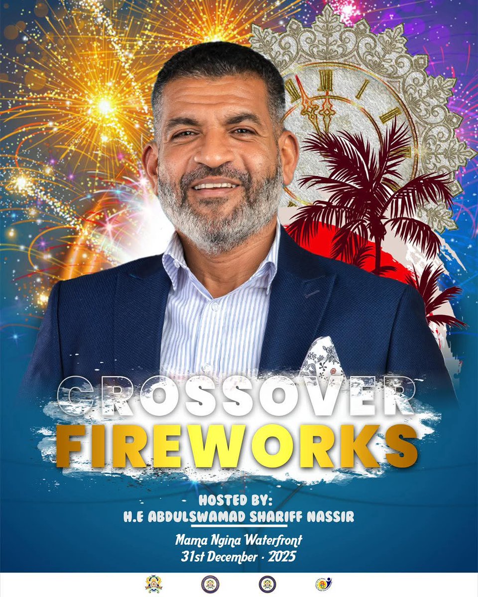 🎆✨Join us for an extraordinary crossover night filled with great vibes, delicious food, music &amp; a breathtaking display of fireworks at midnight! End the year 2025 in style &amp; usher in new year 2026 with a bang !

📍Mama Ngina Waterfront!

#NewYearsEve2026 #Fireworks #welcome2026