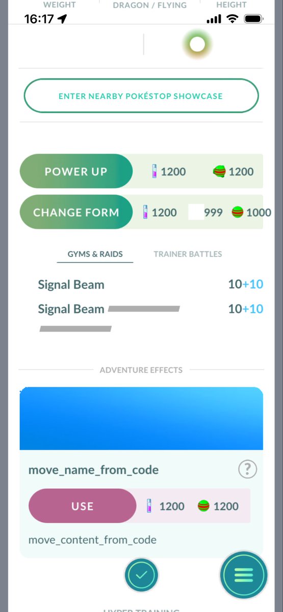 ayeteaeyef's tweet photo. @NianticHelp took some screenshots of a nice glitch in the and had a preview of upcoming remote trades too! https://t.co/Ka8Z28wZnI