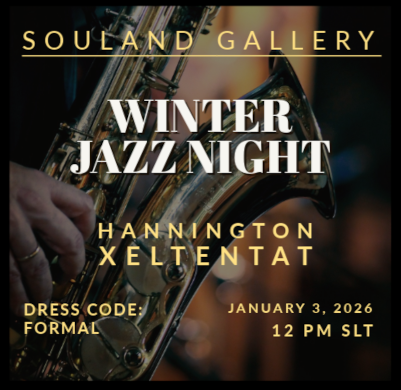 January 3rd at 12 PM SLT Winter Jazz Night with Hannington Xeltentat 🎷❄️
*
PR INFO:
iloveevents.online/winter-jazz-ni…