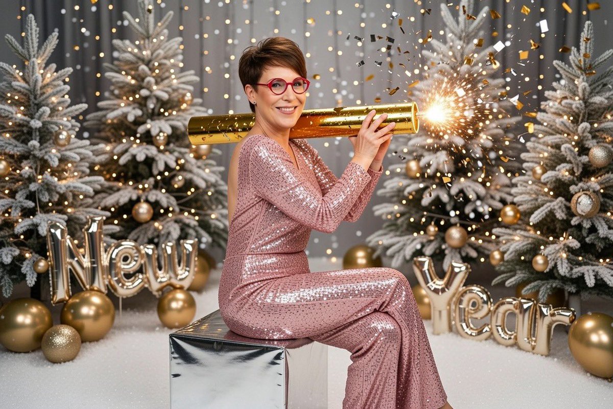 Grok tekaisi superöverin kuvan. Hyvää uutta vuotta!