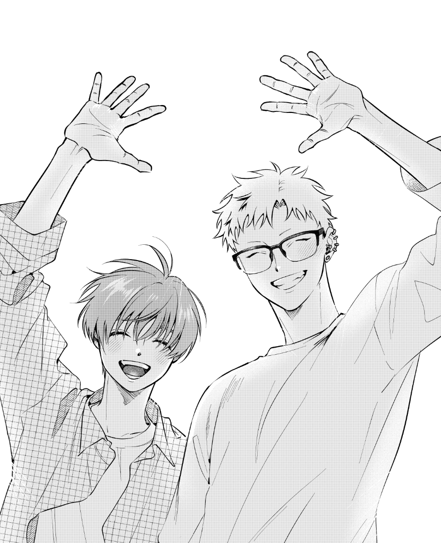 morusawaco's tweet photo. 本年ももう終わりますね。漫画や絵や猫を見ていてくれた皆さま、誠にありがとうございました。来年は今年を上回る量で漫画をお届けできるよう頑張りますので、どうぞよろしくお願いいたします…！🙏🌟

あげられる絵がないので、季節感がありませんがこちらで…！皆さま、良いお年を〜！！ https://t.co/7cqrhE9VkK