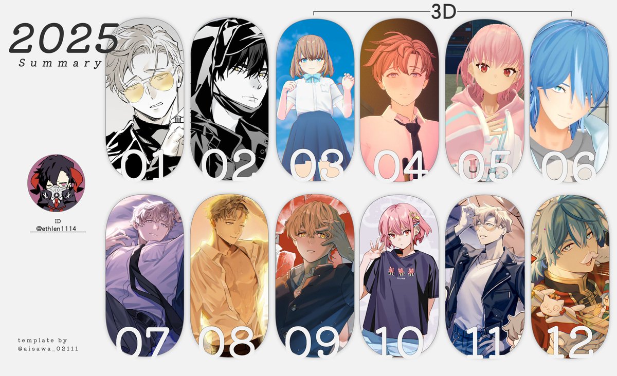 [2025回顧]789其實都是8月，我太想填滿了所以說謊了W