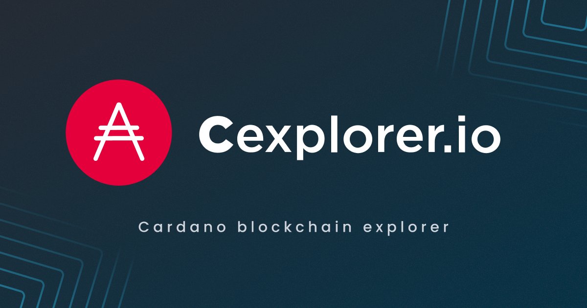 cexplorer_io's tweet photo. 2025 was an incredible year for Cexplorer 🔥

The new, more advanced Cardano explorer was launched, and we've been improving it every day since.

We're proud of the progress and grateful for the amazing support from the Cardano community.

Even more coming in 2026, stay tuned 🫡 https://t.co/Fhg9BgXRPW