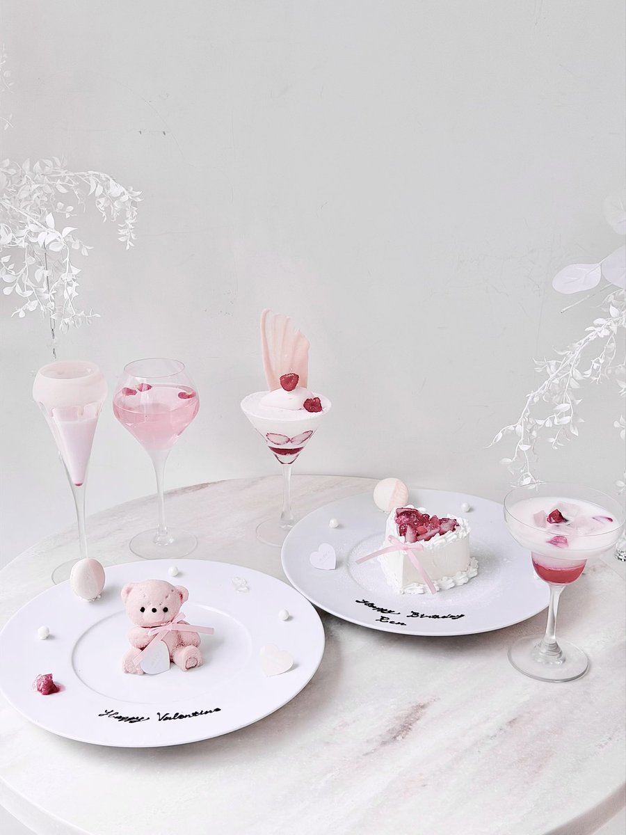 🎀🤍🎀🤍🎀🤍🎀🤍🎀🤍🎀🤍🎀🤍 🎀苺＆ミルクなカフェメニュー