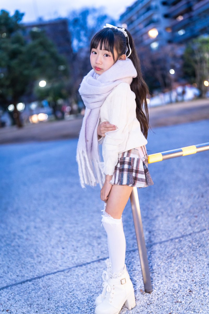 ここたん（JS4）陽が落ちても街の明かりがきれいにここたんを照らして