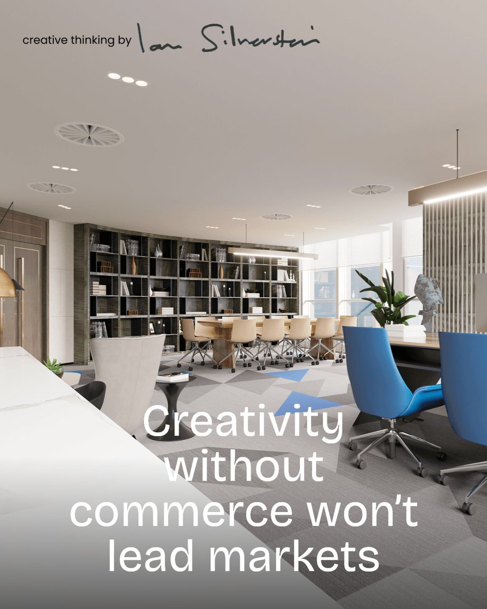 Creativity alone won't build a market-leading brand—it needs commerce. I've spent 25 years helping companies blend bold ideas with smart strategy. When creativity meets commerce, you lead. How are you doing this? #places #spaces #people #blessed #choices #LDN #London