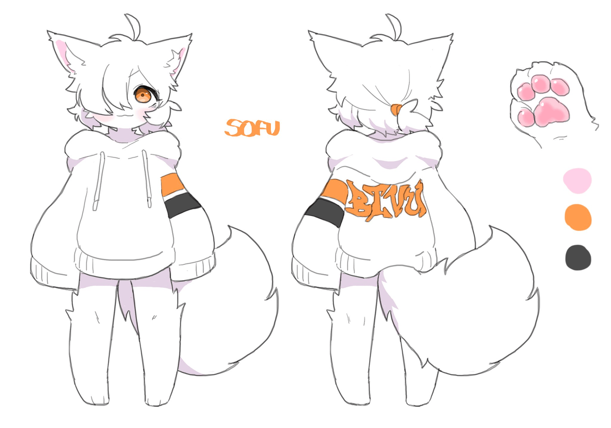 InExclusiveCat's tweet photo. @OshidaBCFreedom @MMGameDevs Sofu is an Original Character of mine that having similarities to the OC which were mentioned on the top post https://t.co/IqwLsh2kUa