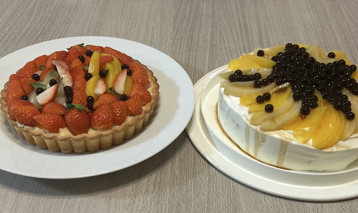 タピオカけーき♪( ◜ω◝و(و "