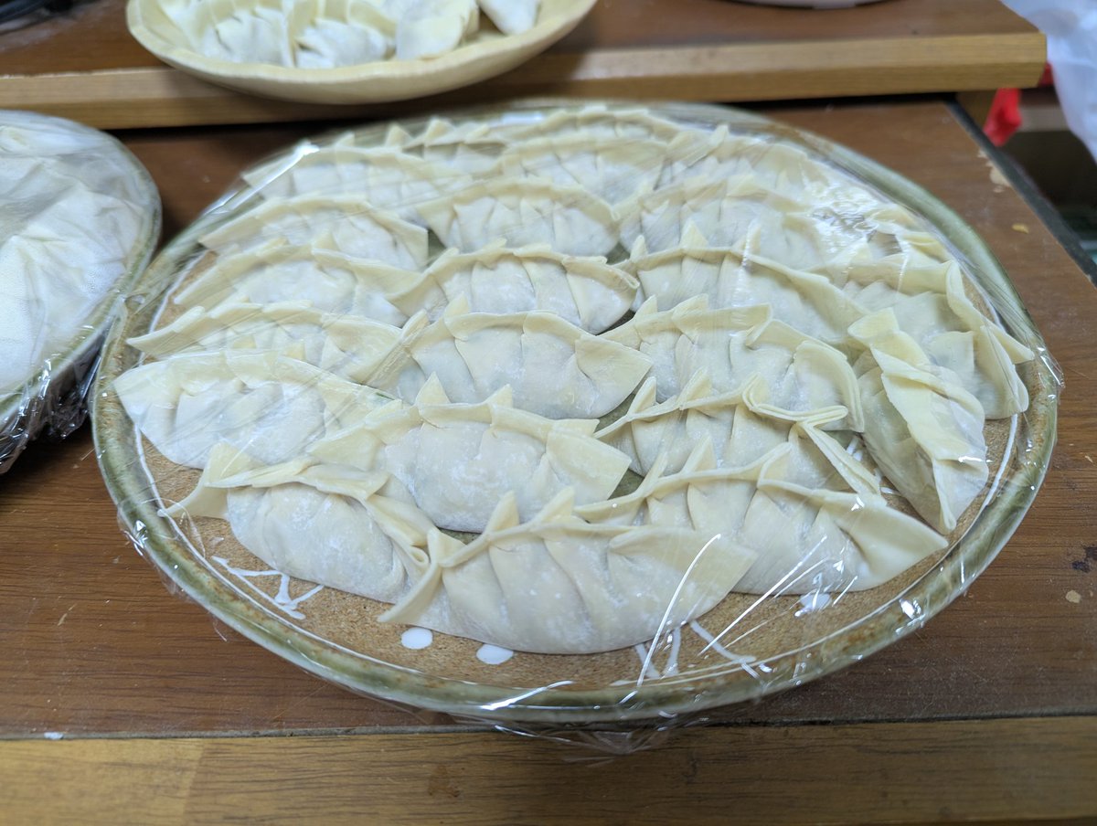 ume_mgmg's tweet photo. 今年もありがとうございました
画像は衝動的に作った餃子です https://t.co/jUKX5cAnBx
