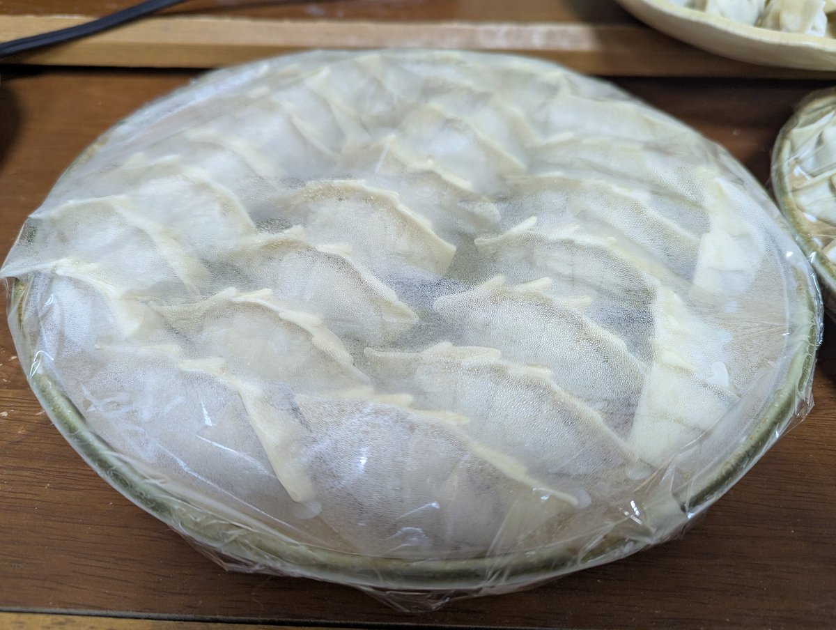 ume_mgmg's tweet photo. 今年もありがとうございました
画像は衝動的に作った餃子です https://t.co/jUKX5cAnBx