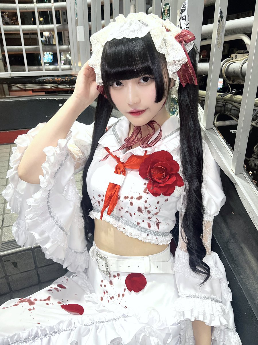 ちゃん♡様宛て　装飾パーツ位置参考 みっちゃん様handmade♡プレゼント猫ちゃん♡フリルBIGポニー うさ