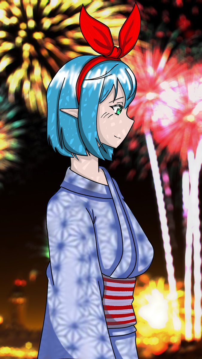 KizunaHida0's tweet photo. Happy New Year! @PotatoKeish 
Thank you for being my inspiration https://t.co/VuacLtcZZb