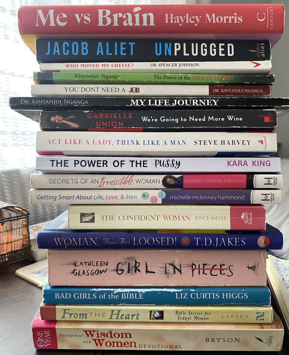 jay__waterson's tweet photo. Honouring the other “unsung heroes” that have helped refine this “quality and quantity” woman so far, 😁😁.
#bookrecommendation #goodreads #PersonalGrowth #selfcare https://t.co/CauII5hpaH