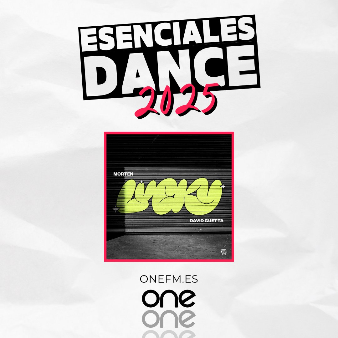🚨 #ONAIR 🚨

#EsencialesDance2025

1⃣3⃣
<a href="/davidguetta/">David Guetta</a> <a href="/MORTENofficial/">MORTEN</a> 
#Lucky

¡Sigue el tracklist puesto a puesto!

📻 101.9 (Villanueva de la Jara)
🛜 onefm.es
❤️ <a href="/onefm_es/">ONE FM</a>
🎙️ <a href="/charlyygarcia_/">𝘾𝘼𝙍𝙇𝙊𝙎 𝙂𝘼𝙍𝘾𝙄𝘼</a>