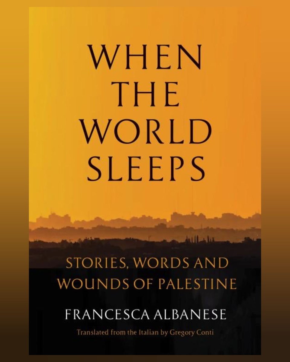⚡JUST IN - The Israel lobby is attempting to block the publication of Francesca Albanese's book on Gaza, which details Palestinian experiences and Israeli atrocities against humanity