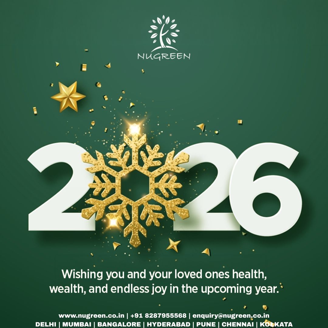 NugreenIndia's tweet photo. Wishing you and your loved ones a joyful , successful New Year 2026! May it bring good health, prosperity, happiness, peace, new opportunities &amp; continued growth in both personal &amp; professional life
#SeasonGreetings #NewYear2026  #FestiveWishes #NewBeginnings https://t.co/lN8lD6eqO3