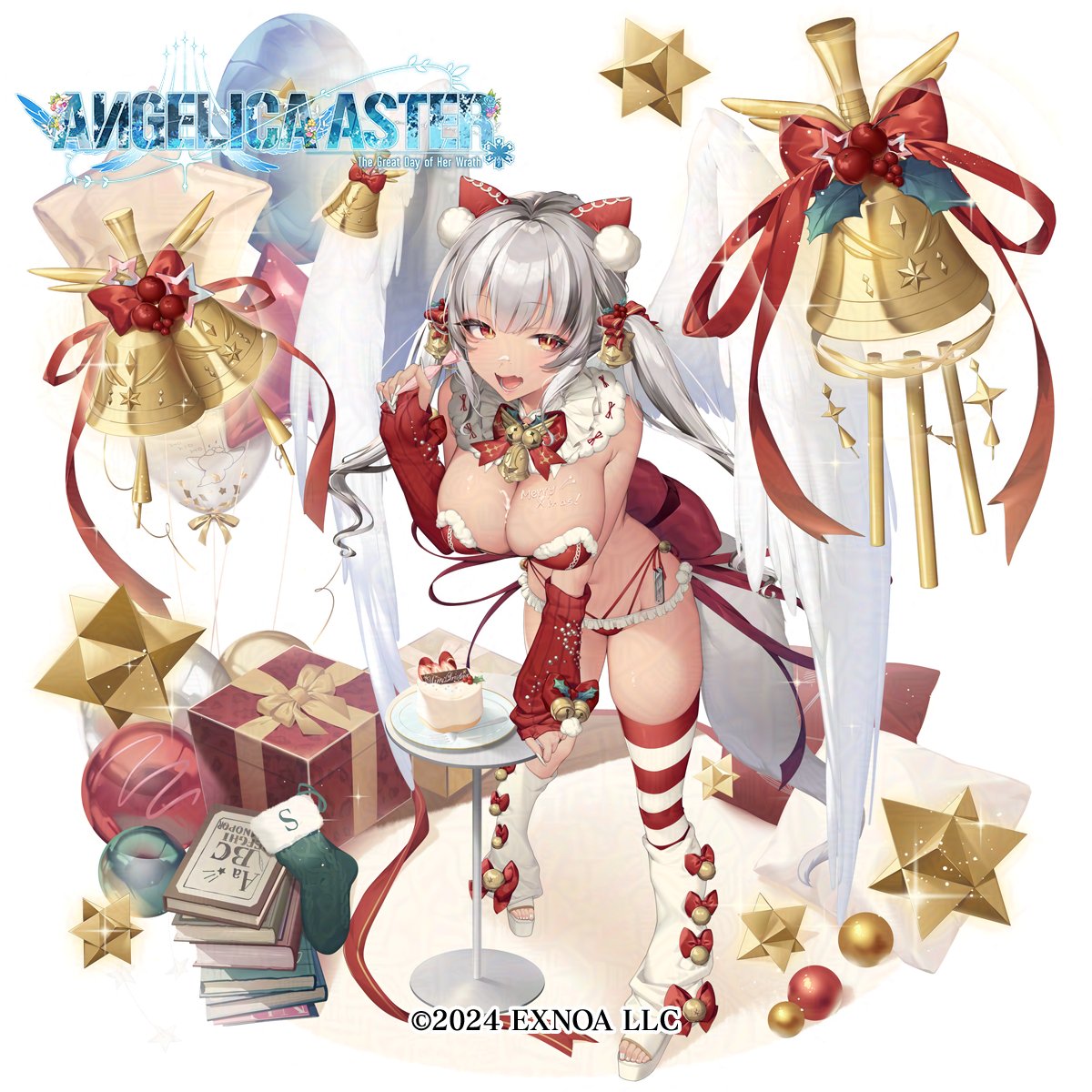 「ANGELICA ASTER」にて、「ロードオブウォー(聖夜Ver.)」の立ち絵を描かせていただいてました!  #ANGELICAASTER #アンアス 