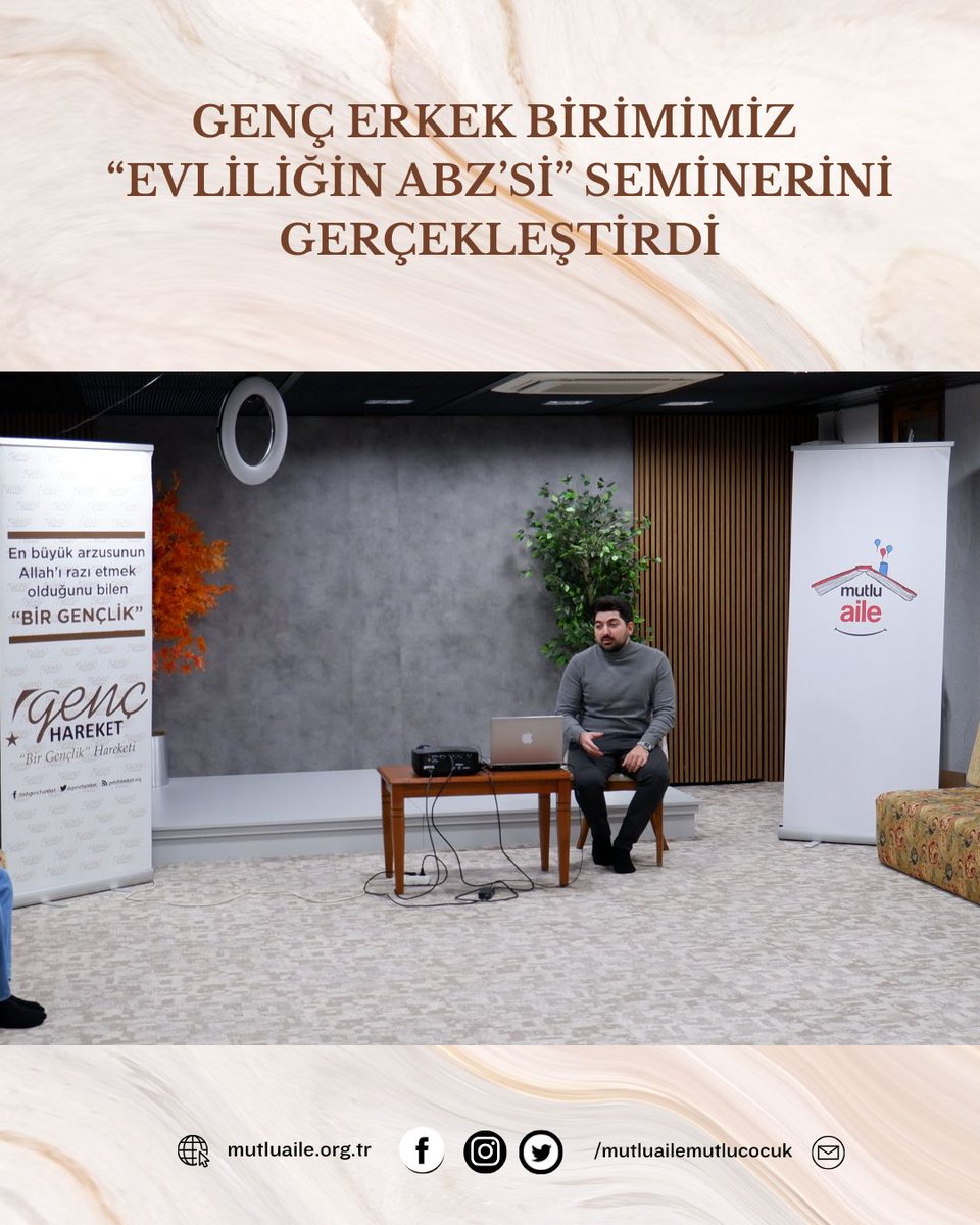 _mutluaile's tweet photo. Katılımcıların bilinçli, sağlıklı ve sürdürülebilir evlilik ilişkileri kurmalarını desteklemeyi amaçlayan seminer, Genç Hareket ev sahipliğinde gerçekleştirildi. @insanmedeniyet https://t.co/7qKi3dBTg3