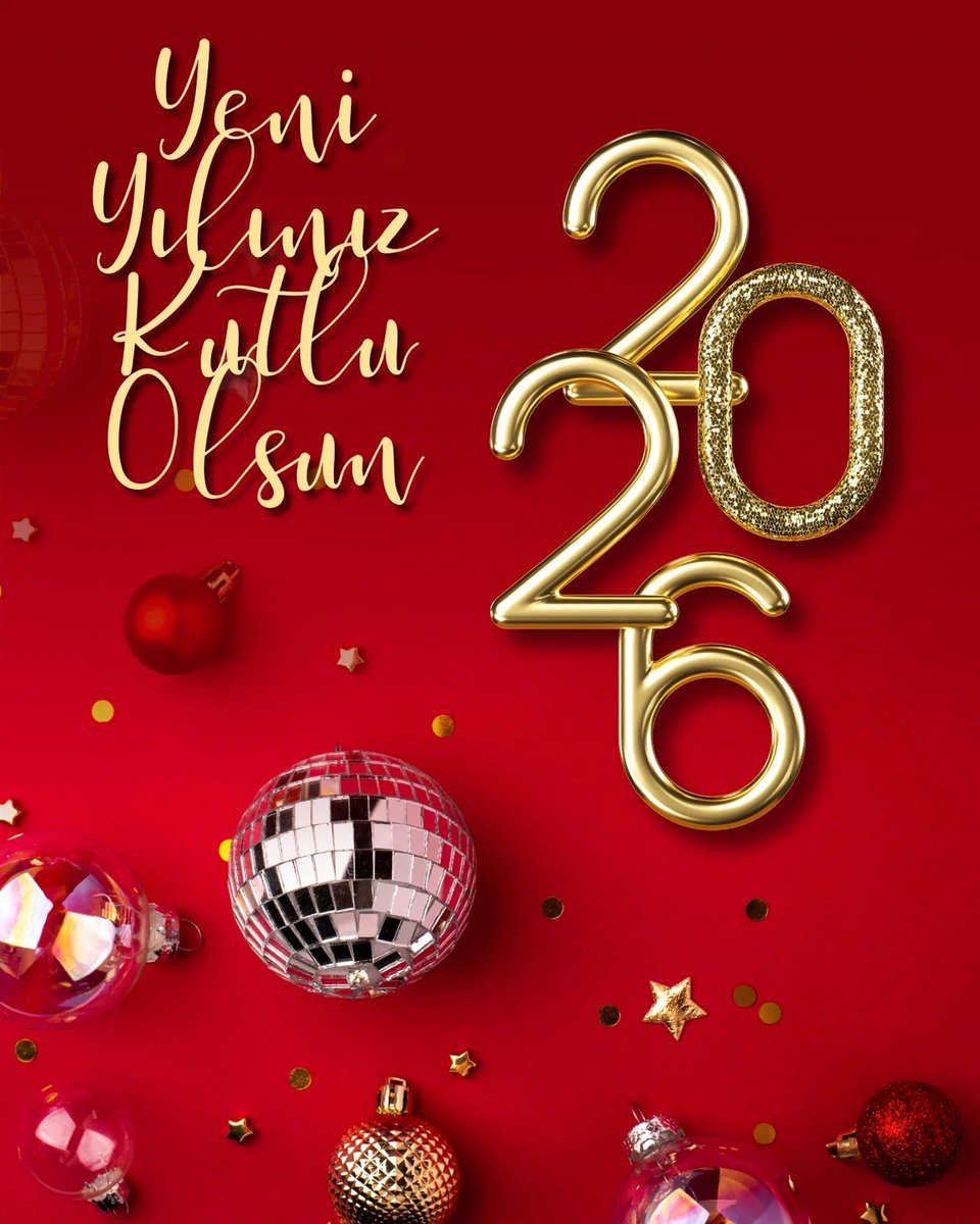 Her anın güzelliklerle taçlanacağı, başarı ve mutluluğun peşinizi bırakmayacağı, sağlık, huzur, başarı ve güzellik dolu bir yıl daha olsun. #mutluyıllar #2026