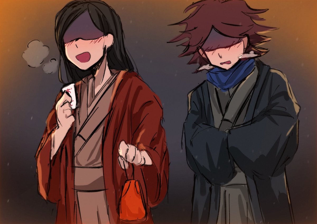 描き納め兄弟🎍❄️