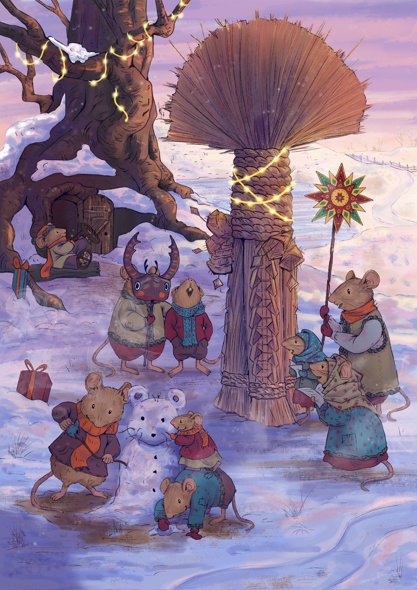 Happy New Year! Вітаю усіх з зимовими святами, бажаю усім терпіння та здоров'я🤗✨️🎆🎄
#украрт #HappyNewYear2026 #illustration #укртві