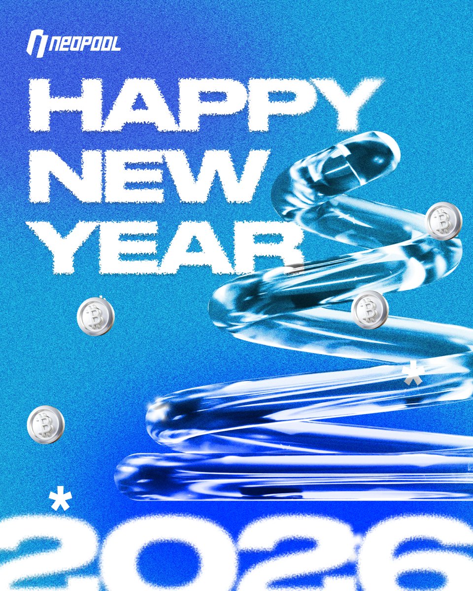 Neopoolcom's tweet photo. Happy New Year from the Neopool Team!

As 2025 comes to a close, we want to extend our warmest thanks to our incredible community of clients and partners. 

Wishing you a joyful holiday season and a prosperous New Year! https://t.co/qymuKaqSrV
