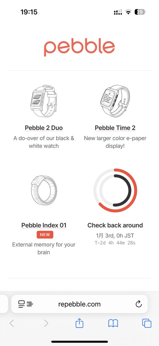 pebbleらぶる tweet media