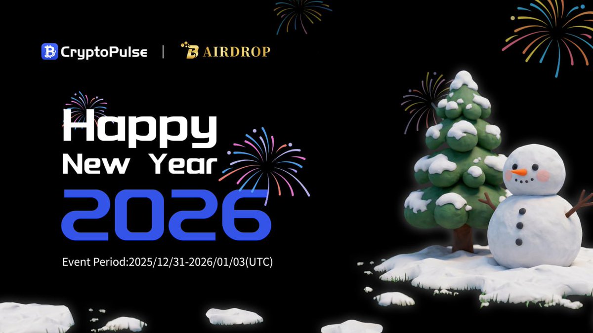 🥳Happy New Year🎉

📌Follow X👉<a href="/MattWraithSOL/">🤖</a>  <a href="/ChainSpireAds/">sofia</a> 
 📌Like❤️RT
📌comment with💬 Happy New Year🎇 + your New Year's wish @ 3 friends to share🥂

🎁 3 lucky winners will be randomly selected to share 100 USDT,  Participating🚀💰
📅Period: 2025/12/31 - 2026/01/03 (UTC)