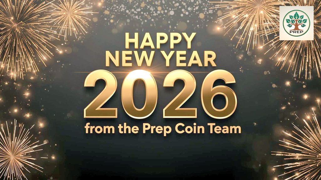 PrepCoinHQ's tweet image. Happy New Year from the Prep Coin Team.  
Thank you for all the support this year.  
We’ll see you in 2026.

#prepcoin #community #resilience #crypto #solana
