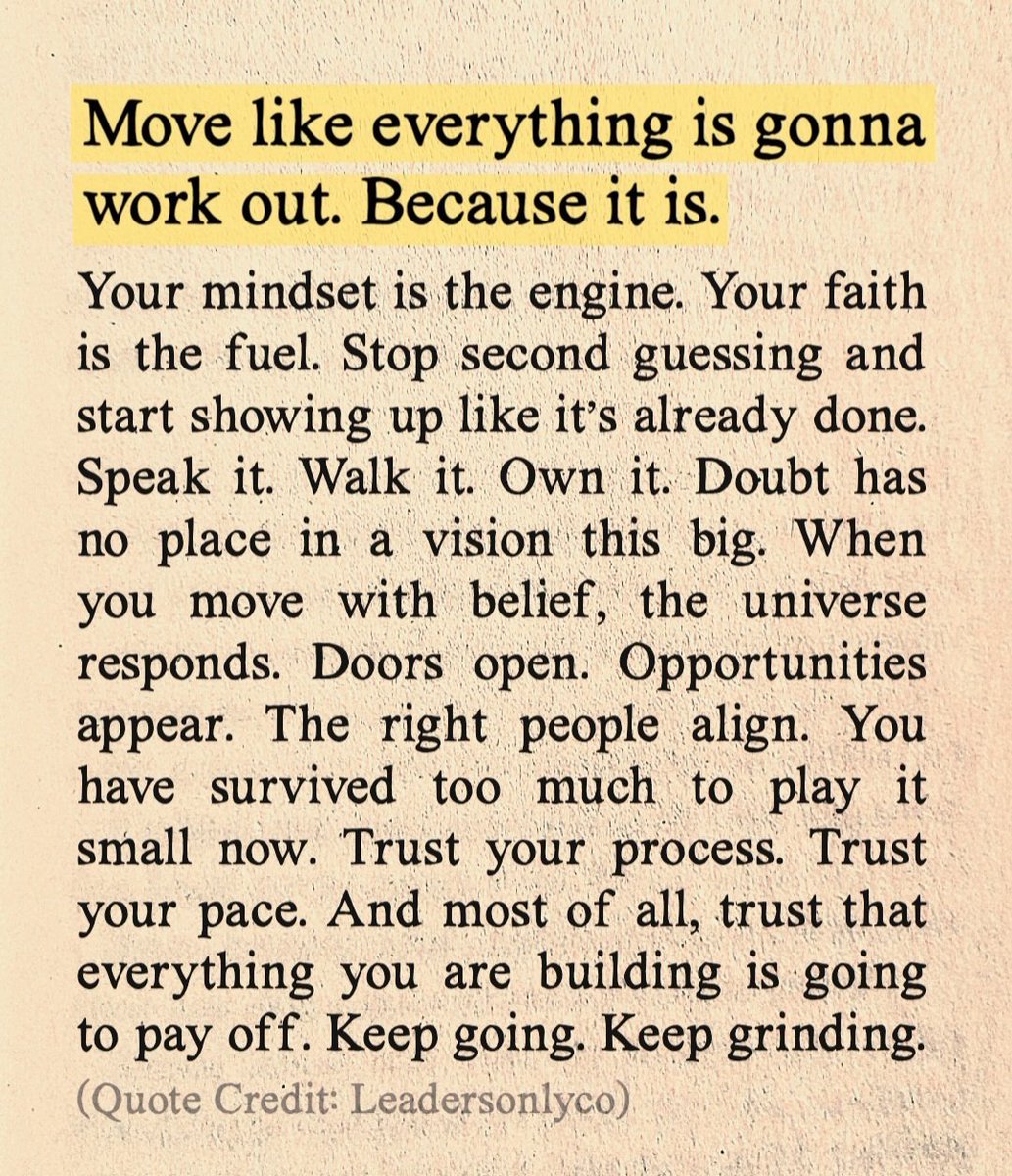 Universe_Harmon's tweet photo. Trust your pace. Keep building, it'll pay off. https://t.co/b41bgK4oVK