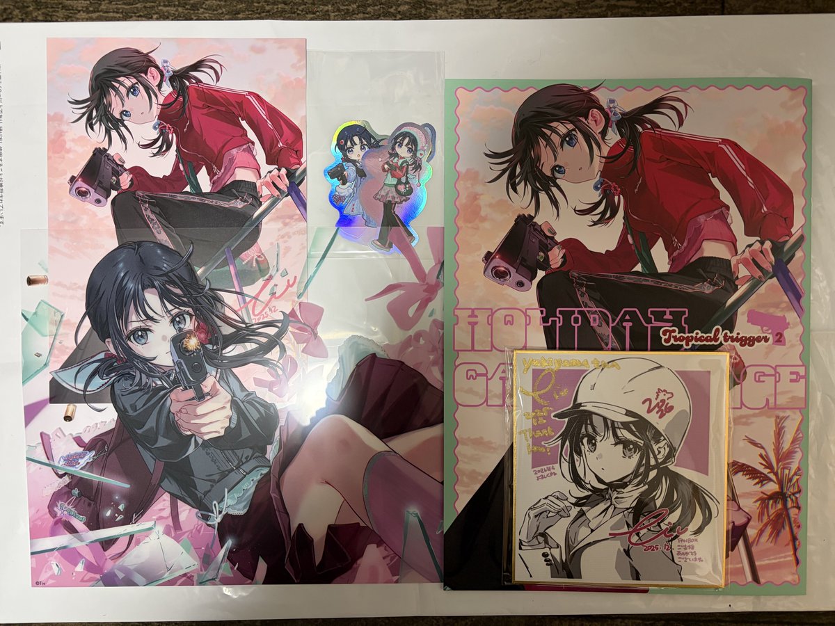 Tiv 直筆イラスト入り色紙　FANBOX 支援者限定品 FANBOX特典紹介3✨】 ◇年次特典《カレントイヤー・ギフト》◇ 年度