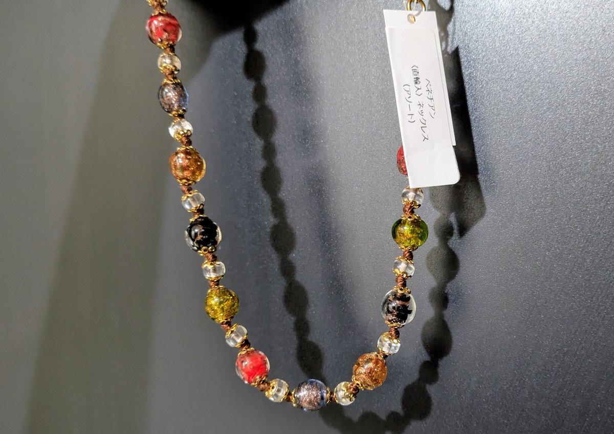 ヴェネチアンガラスネックレス　ムラーノ島 楽天市場】イタリア直輸入 ベネチアングラス ネックレス ムラーノ