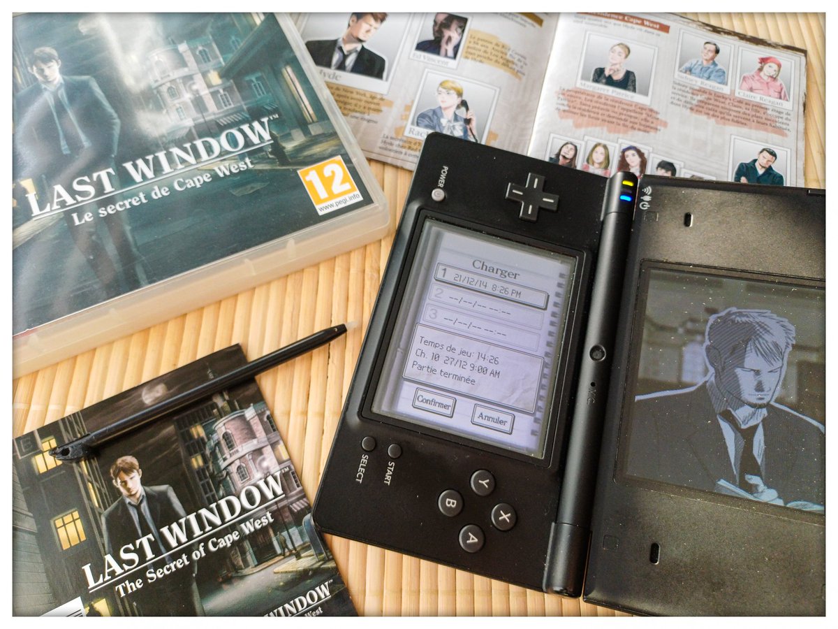 MisterKyleHyde's tweet photo. Le dernier "ces saves à la fin toujours là bien des années après" de l'année ! Et pas n'importe quelle série 😎 #hoteldusk #lastwindow #kylehyde #nintendo #dsi #retrogaming #jeveuxuntroisieme ! https://t.co/Oj25bGiRqH