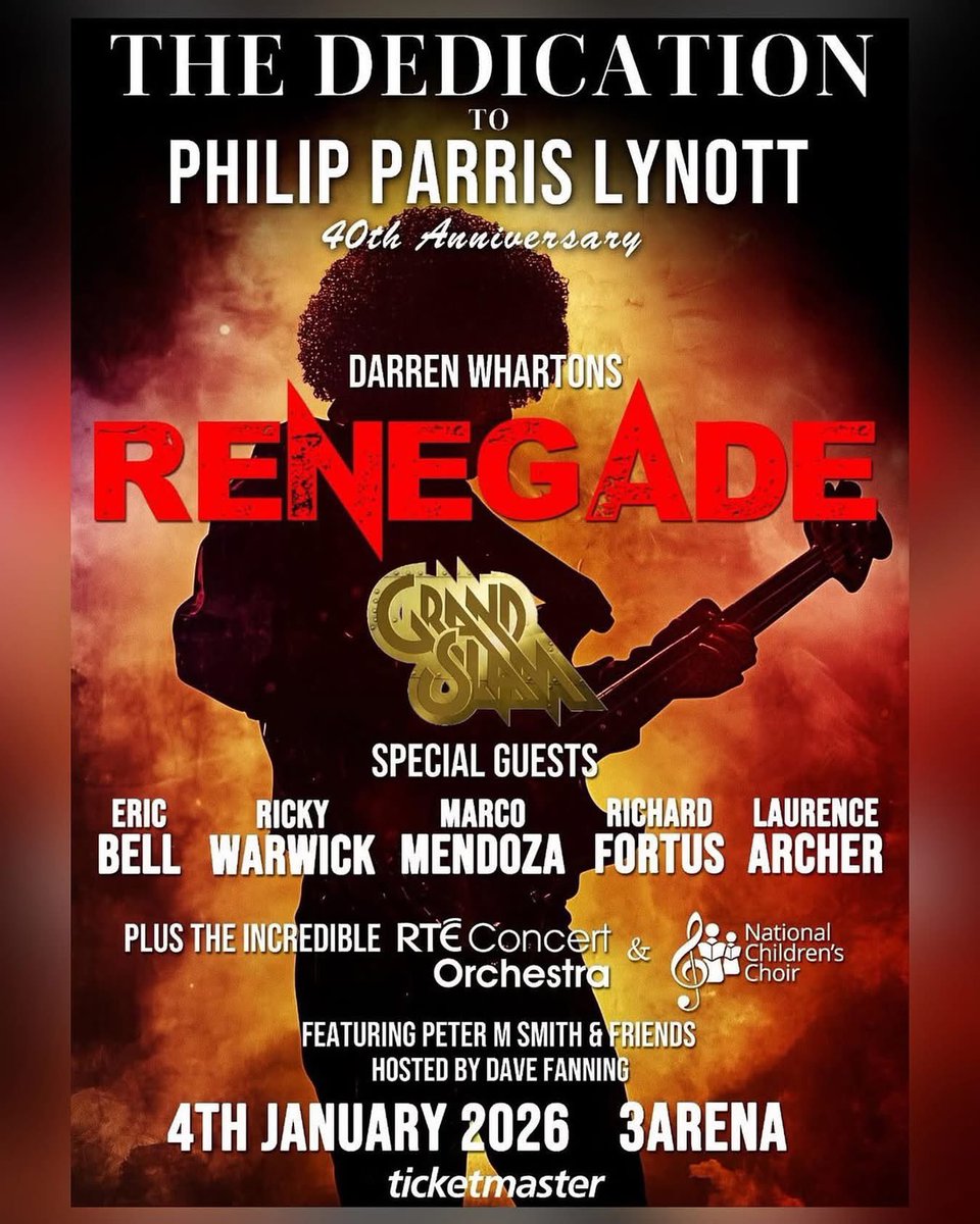 rickywarwick's tweet photo. Heading back to my one of my old stomping grounds.. Dublin City this weekend. A honor to play and sing some of the most iconic rock n roll songs written and celebrate the life of the greatest frontman ever !! #thinlizzy #philipparrislynott #thededication https://t.co/SYkI2mzmJA