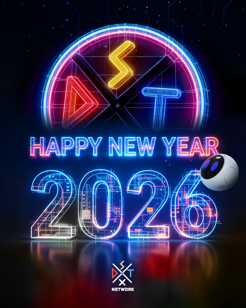 Happy New Year 2026 🥂

2025 wasn’t just time passing — it was one milestone completed. 
✅Code shipped. Network formed . Signals aligned 

Now we step into 2026 
🚀 Next level is not a slogan,  it’s a protocol upgrade.

More real utility ⚙️
Stronger community 🤝
Deeper