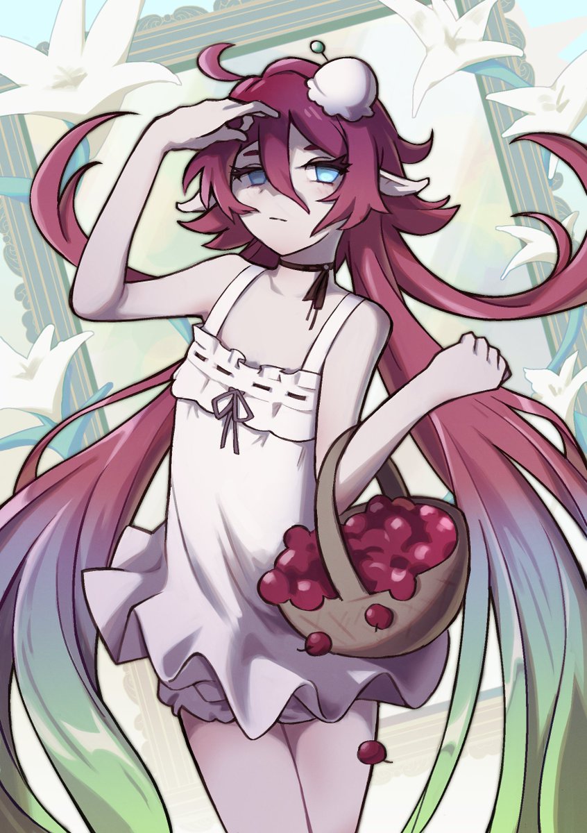 fun illustration i did of <a href="/aeryux/">ery 🥄</a>'s OC from awhile back