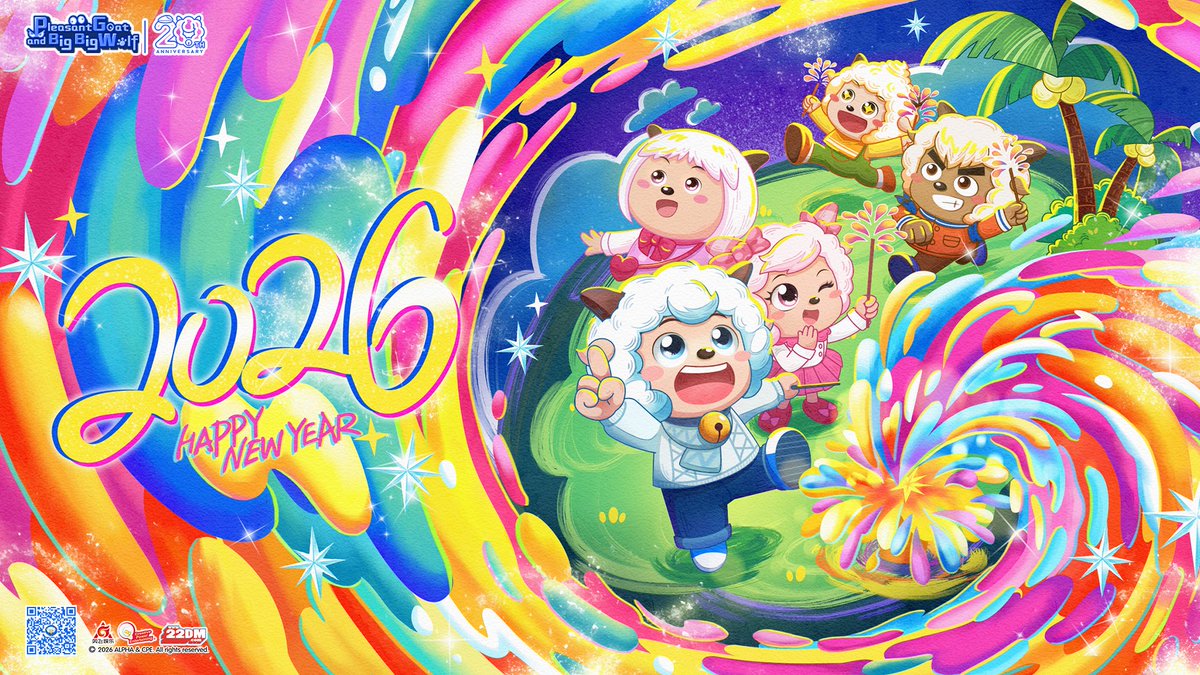 Fireworks burst into bloom across the night sky, as the new year quietly steps into a fresh chapter. Carrying the gains and regrets of 2025, we set out once again toward a brand-new 2026 — toward new love and lively moments! 🎇🧨 #NewYearsDay