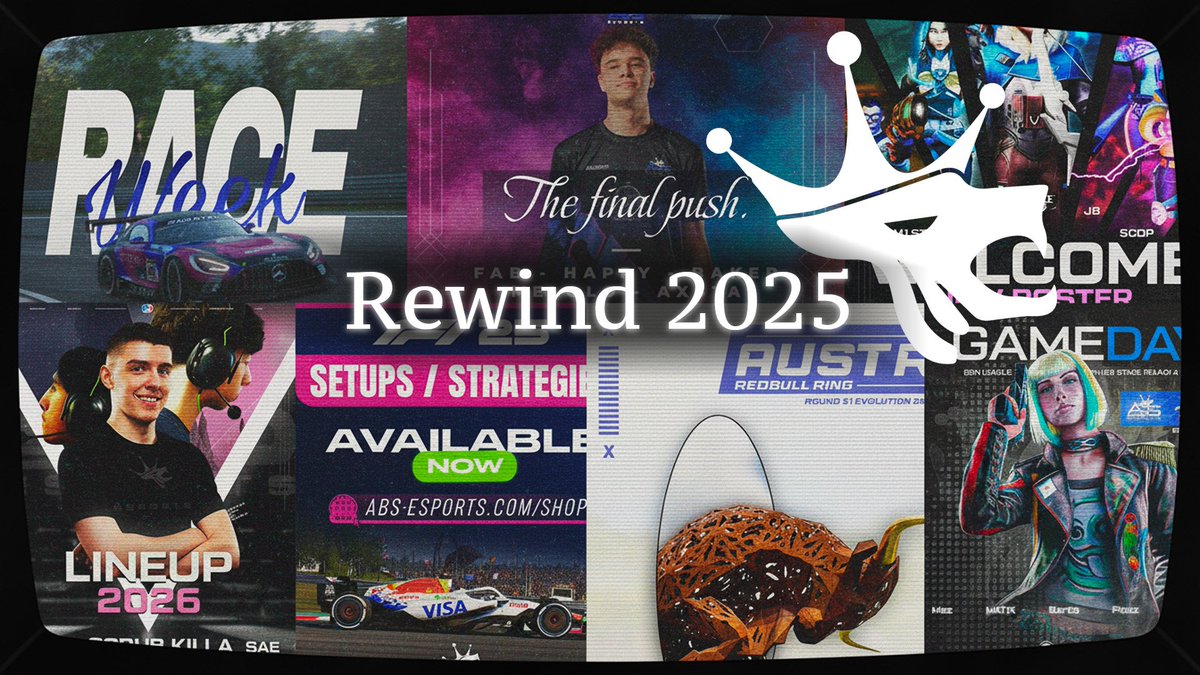 LE REWIND DE 2025 

2025 a été une année intense pour ABS Esports.
Une année faite de choix forts, de résultats encourageants, mais aussi de remises en question nécessaires. Plus que tout, cette saison nous a permis de poser des bases solides, avec une ligne claire : construire