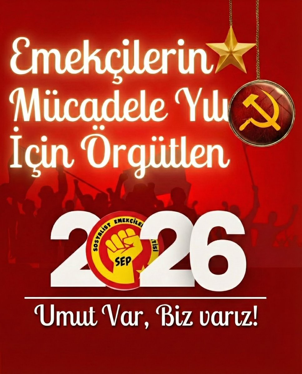 SOSYALİST EMEKÇİLER PARTİSİ'NDEN 2026 MESAJI: SEFALETE KARŞI MÜCADELE ÇAĞRISI

​Sosyalist Emekçiler Partisi (SEP), 2026 yılına girerken yayımladığı mesajda Türkiye'deki mevcut siyasi ve ekonomik tabloyu sert bir dille eleştirdi. Parti, açlık sınırının altında kalan sefalet