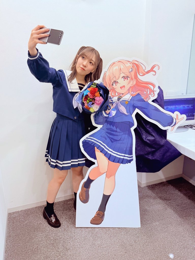 Morfonica 西尾夕香複製サイン入りカード ベース購入特典　広町七深 Morfonica 西尾夕香複製サイン入りカード ベース購入特典 広町七深