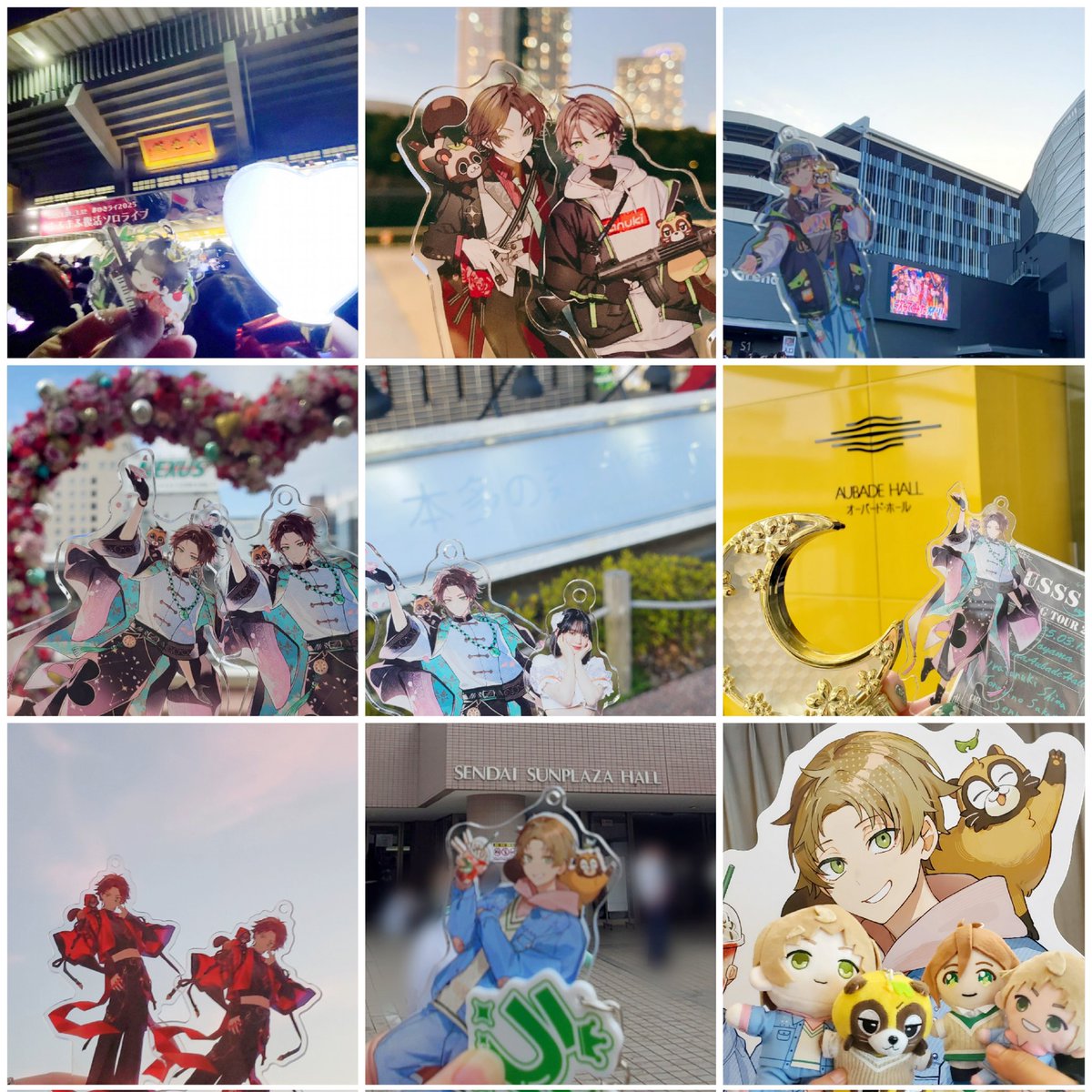 c_k_u_w's tweet photo. 2025まとめ💫
今年もたくさんありがとうございました〜！！ライブはもちろん、初めてのところに行って観光もしたりできて楽しかった🎶

2026年もよろしくお願いします🤝 https://t.co/f9fYkfgHnc