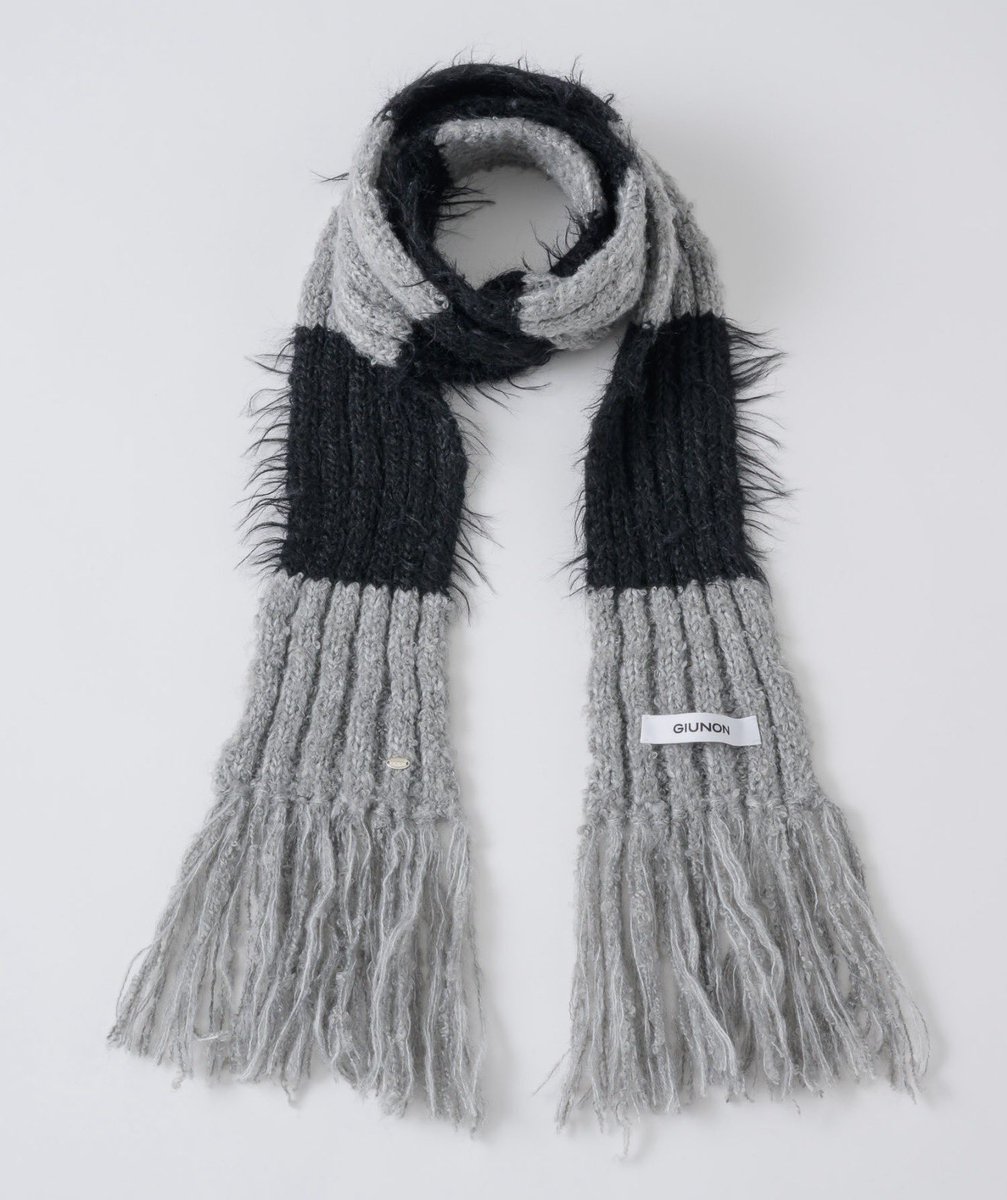 GIUNON（ジウノン）の「gradation scarf / グラデーションマフラー