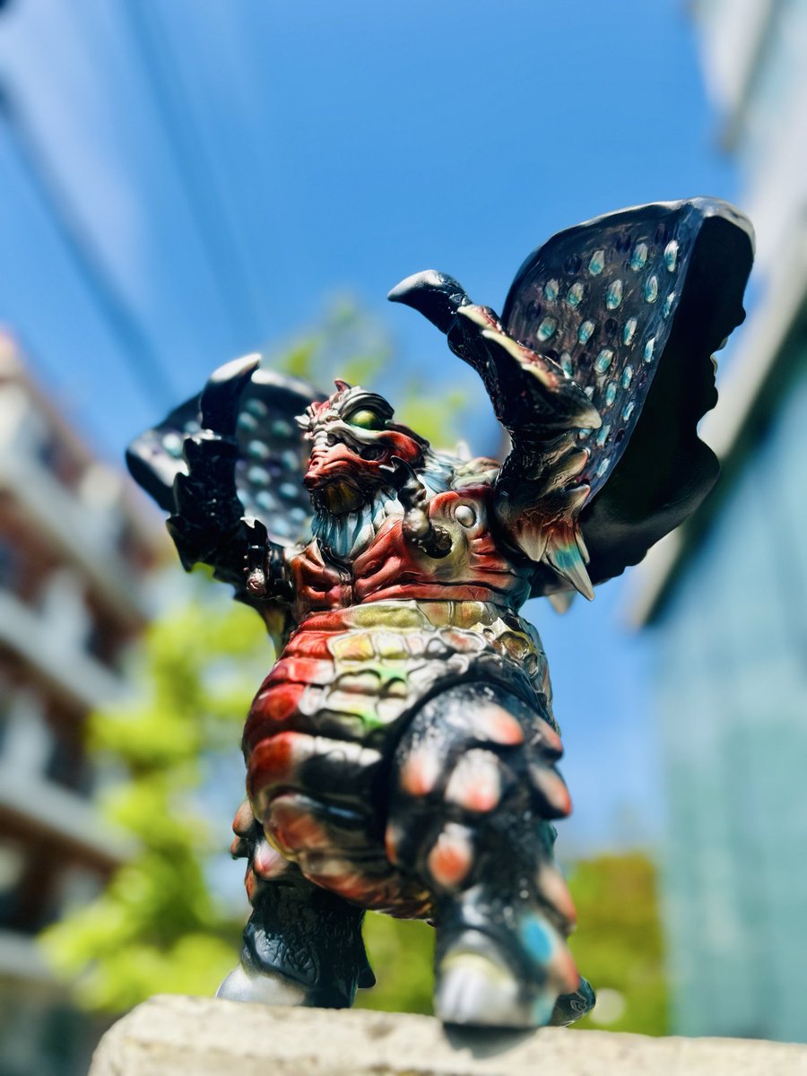 ガングリアン　ソフビ GANGURIEN TOYS最新作「ガングリアン 第3使徒ヘルカラーストーム」抽選