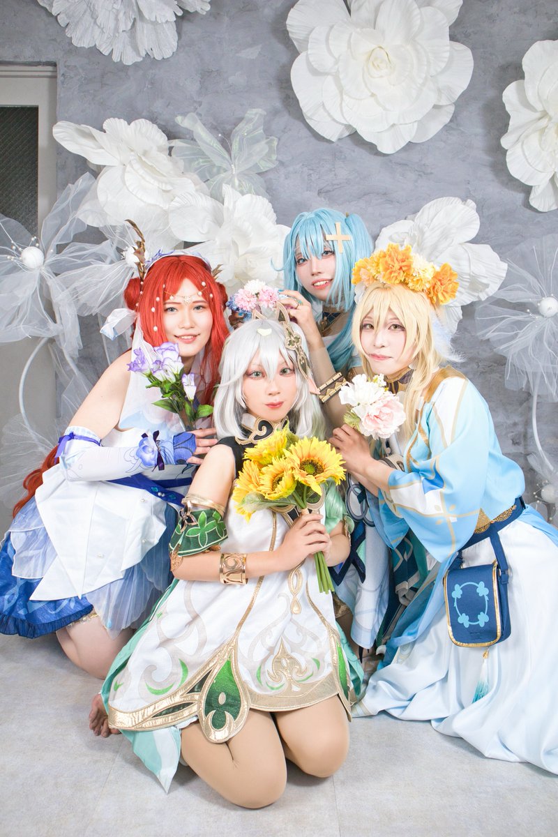hinomotonadesik's tweet photo. Cosplay
原神/Genshin Impact

以前の併せで、スメール女子で撮影していただきました！
なんとスペシャルゲストも！？

※一部加工しています
📸風太さん(@fuutaroom )
 #双子主催の花神誕祭1116 https://t.co/famioAK8nt