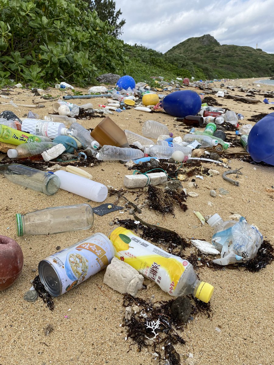 45Lゴミ袋に入るだけ770袋、
ブイだけ237個、
蛍光灯だけ53本、
これが多いのか少ないのか全然分かりません。

ただひとつ言えることは、
拾っても拾ってもビーチは全然キレイになりません…

使い捨てプラ製品
漁業ゴミ
ポイ捨て
意識は変えられるでしょうか？

＃石垣島