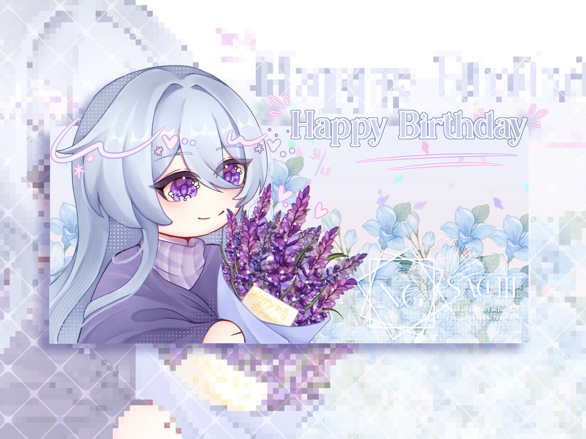 Happy Birthday, Cael 💜🎉✨️
#LovebrushChronicles #Cael  #MeltintoWarmth