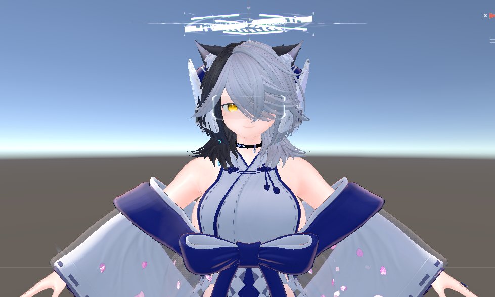 Yutchi_VRC's tweet image. 振袖もってないので和風な感じで正月迎えたいと思います