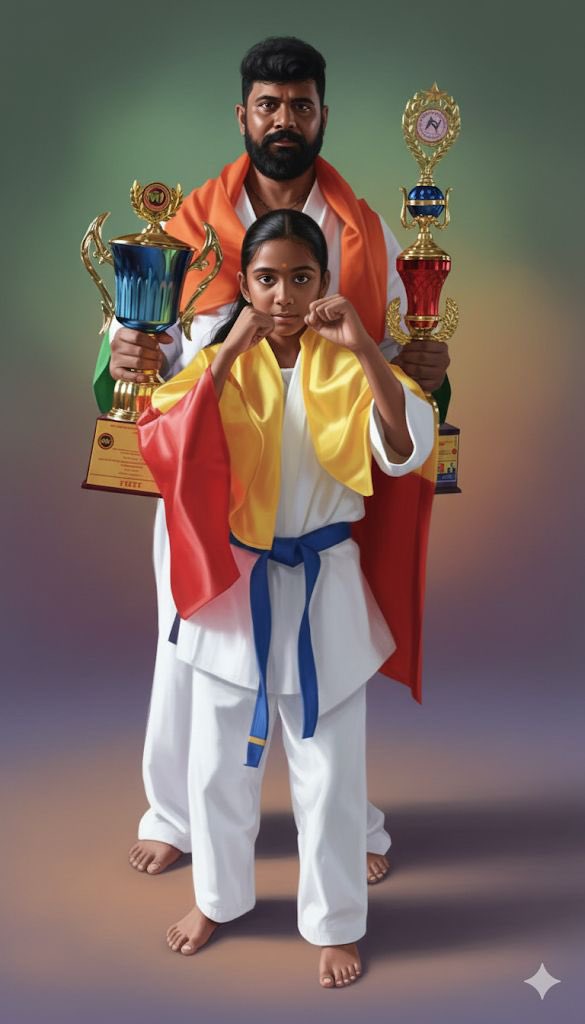 devilakshitha's tweet image. Sempei Padma Priya Babu Hatrick 3 Times All India National Kyokushin Karate Full Contact Knockdown Open Tournament Double Champion Kumite and Kata Undefeated and Undisputed Champion 🏆🏆 🏆🏆🏆🏆👊🏻🥋🇮🇳🫡💞💞🫡😘😘😘💥💥💥💐💐💐 So Proud Of You My Little Bravo ❤️❤️❤️