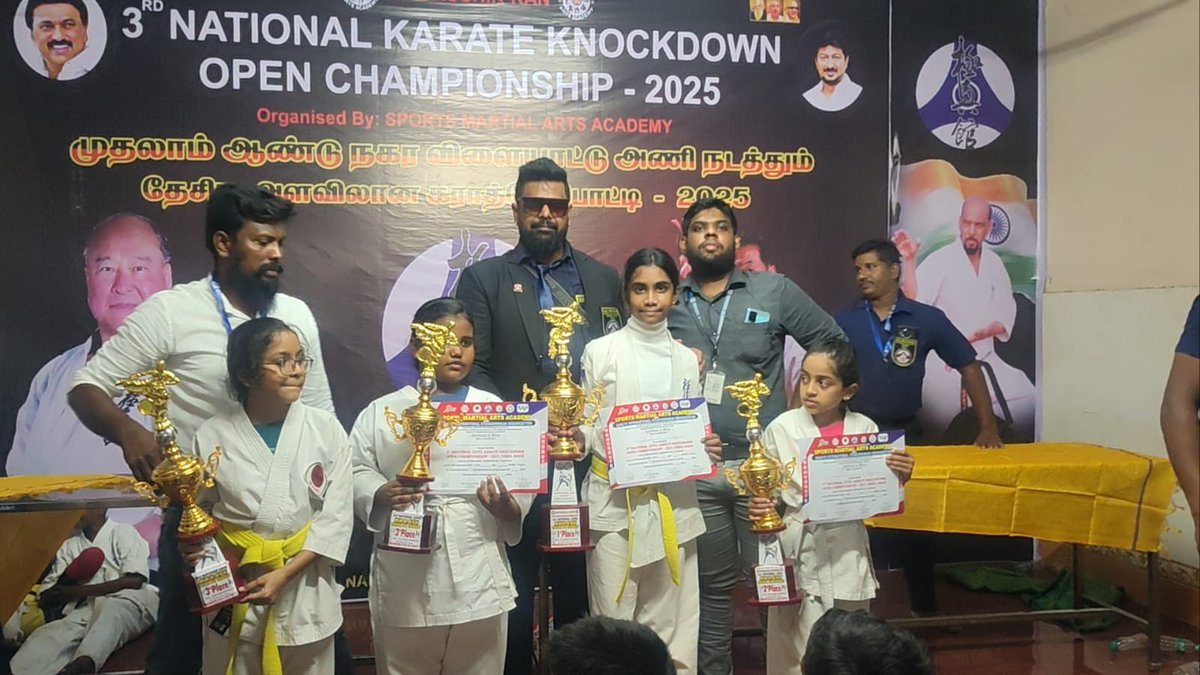 devilakshitha's tweet image. Sempei Padma Priya Babu Hatrick 3 Times All India National Kyokushin Karate Full Contact Knockdown Open Tournament Double Champion Kumite and Kata Undefeated and Undisputed Champion 🏆🏆 🏆🏆🏆🏆👊🏻🥋🇮🇳🫡💞💞🫡😘😘😘💥💥💥💐💐💐 So Proud Of You My Little Bravo ❤️❤️❤️